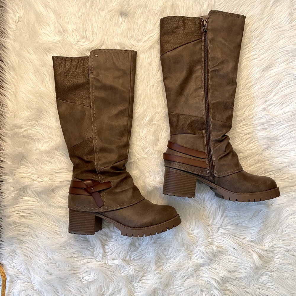 Gorgeous Jellypop “Calista” knee high boots